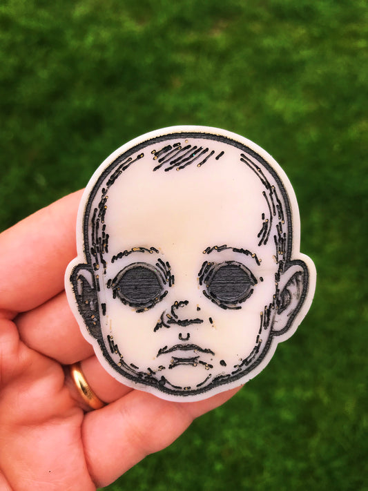 Creepy Doll Head Wax Melt