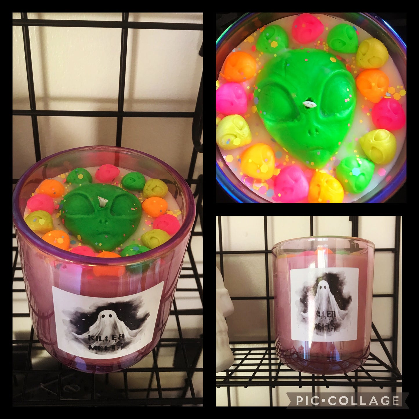 Alien Rosewood & Coconut Creme Soy Wax Candle