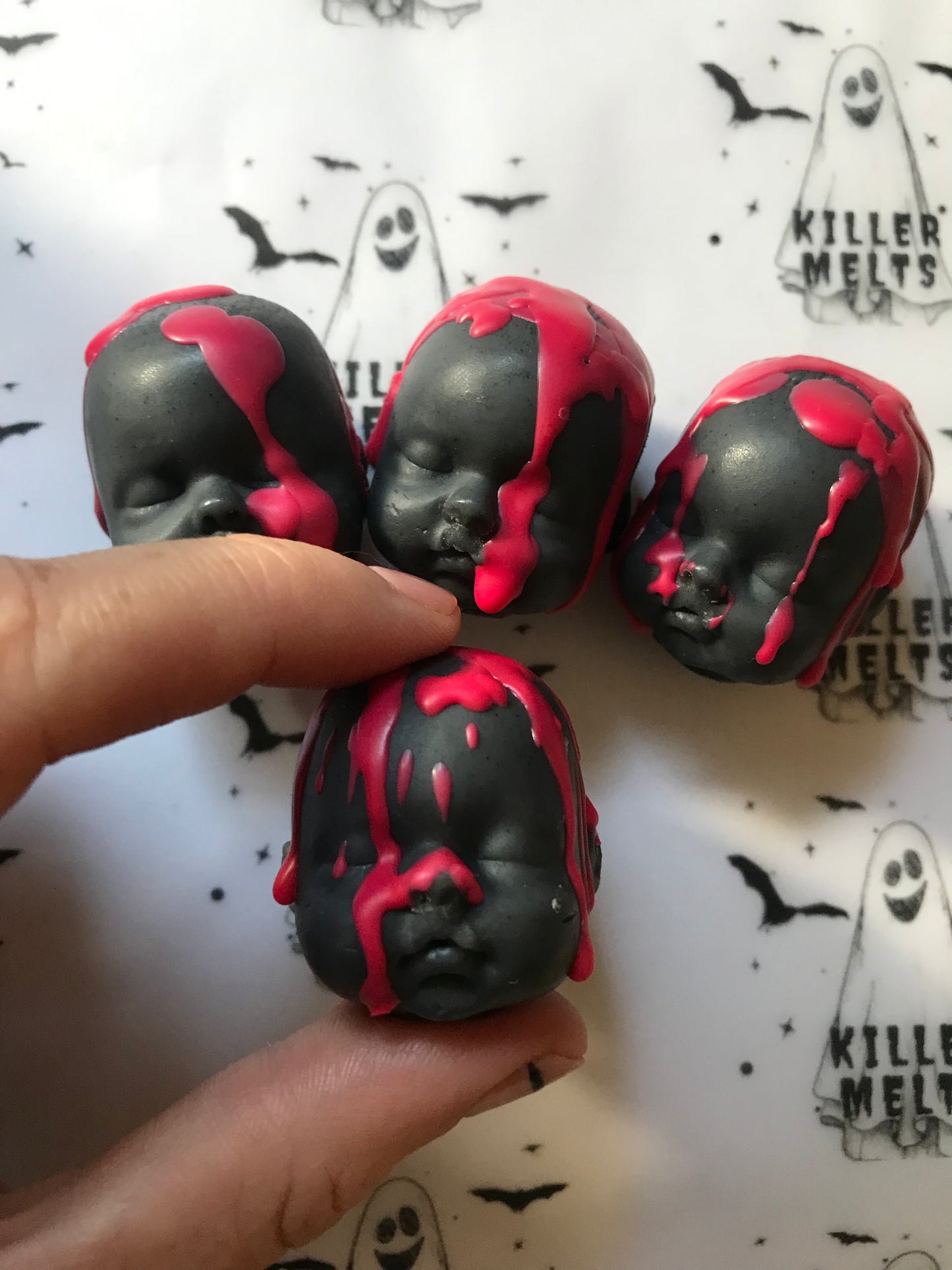 Creepy Doll Heads Blueberry Vanilla Wax Melts